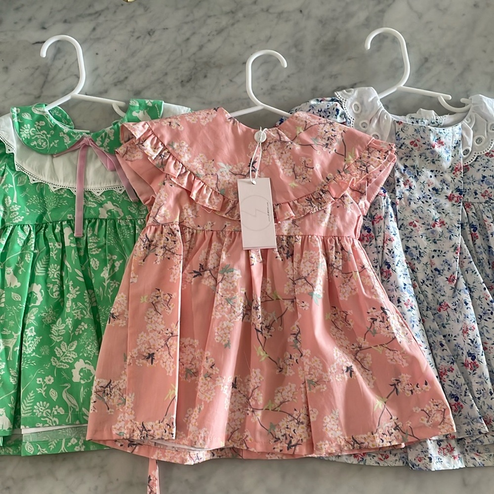 Size 12-18 brand new gorgeous baby dresses 100% cotton